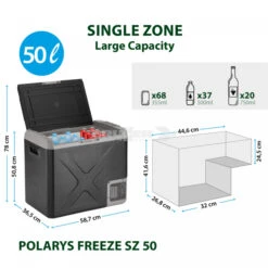 Frigo Congelatore Portatile Brunner Polarys Freeze SZ 50 -Brunner Negozio frigo congelatore portatile brunner polarys freeze sz 50 bivalente compressione 19