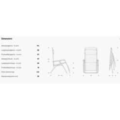 Poltrona Reclinabile LaFuma R Clip Ocean 5 Poltrona Reclinabile LaFuma R Clip Ocean -Brunner Negozio sdraio reclinabile r clip ocean 3