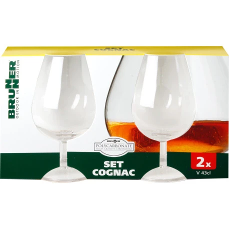 Set Bicchieri Brunner Cognac 1 Set Bicchieri Brunner Cognac