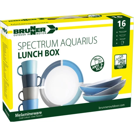Lunch Box Brunner Aquarius -Brunner Negozio set piatti lunch box aquarius
