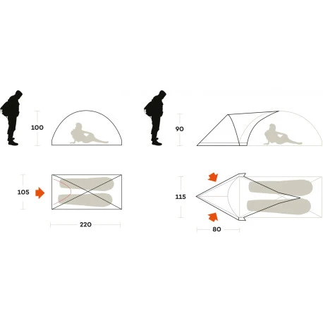 Tenda Ferrino Blizzard 2 3 Tenda Ferrino Blizzard 2 - immagine 3