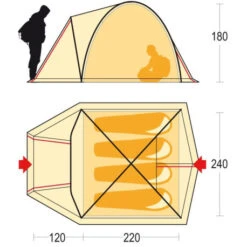 Tenda Ferrino Tenere 4 6 Tenda Ferrino Tenere 4 -Brunner Negozio tenda ferrino tenere 4 stagioni essenziale semplie montaggio facile buona abitabilita 2