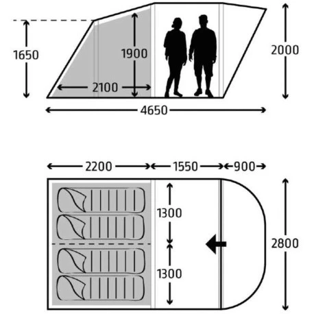 Tenda | Kampa Brean 4 2 Tenda | Kampa Brean 4 - immagine 2